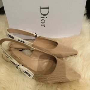 J'ADIOR SLINGBACK BALLERINA FLAT size 39 new